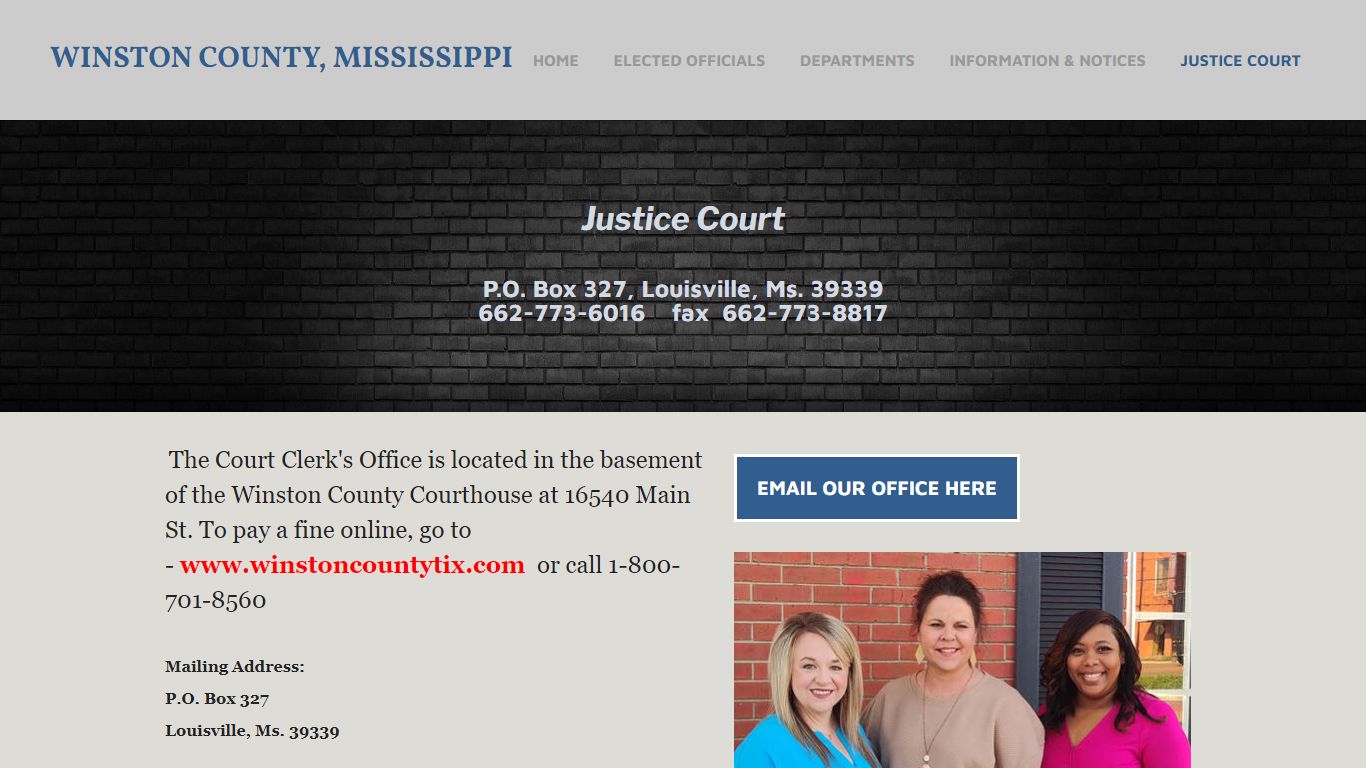 Justice Court - Winston County, Mississippi